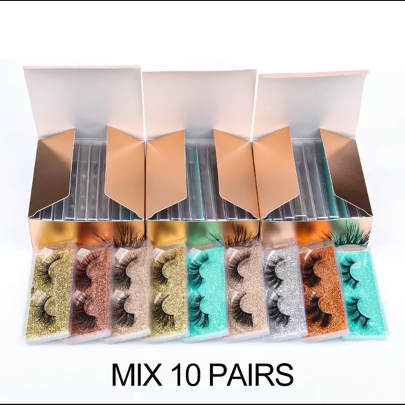 Other - NEW - Set of 10 Mink Lashes